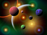 Stocktrek Images - Illustration of the Variations of Stars and Planets in the Milky Way Galaxy - Fotografik Baskı Stocktrek Images - Illustration of the Variations of Stars and Planets in the Milky Way Galaxy - Fotografik Baskı