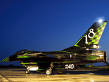 An Italian Air Force F-16ADF in a Custom Paint Scheme Photographic Print by  Stocktrek Images