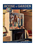 House & Garden Cover - April 1933 Giclee-trykk av Louis Bouché House & Garden Cover - April 1933 Giclee-trykk av Louis Bouché