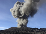 Eruption of Ash Cloud from Mount Bromo Volcano, Tengger Caldera, Java, Indonesia Photographic Print by  Stocktrek Images