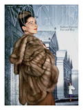 Vogue Cover - August 1945 Lámina giclée de primera calidad por John Rawlings Vogue Cover - August 1945 Lámina giclée de primera calidad por John Rawlings