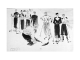 Vogue - December 1936 Giclee-trykk av René Bouét-Willaumez