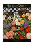 House & Garden Cover - October 1923 Giclee-trykk av Ethel Franklin Betts Baines