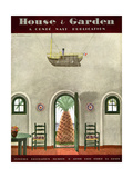 House & Garden Cover - April 1931 Lámina giclée por Georges Lepape