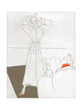 Vogue - January 1935 Giclee-trykk av Eduardo Garcia Benito Vogue - January 1935 Giclee-trykk av Eduardo Garcia Benito