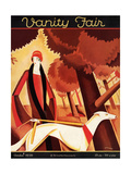 Vanity Fair Cover - October 1926 Giclee-trykk av Victor Bobritsky Vanity Fair Cover - October 1926 Giclee-trykk av Victor Bobritsky