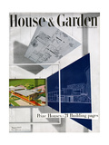 House & Garden Cover - August 1945 Giclee-trykk av Howard Beyer