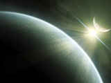 Artist's Concept of Epsilon Eridani, a Possible Habitable Planet Photographic Print by  Stocktrek Images