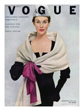 Vogue Cover - November 1952 Lámina giclée de primera calidad por Frances Mclaughlin-Gill