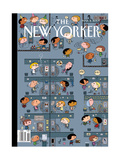 The New Yorker Cover - March 2, 2009 Giclee-trykk av Ivan Brunetti