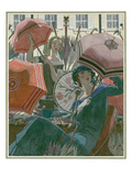 Vogue - March 1924 Giclee-trykk av Pierre Brissaud