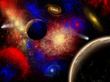 The Cosmos Is a Place of Outstanding Natural Beauty and Wonder Photographic Print by  Stocktrek Images