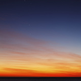 Conjunction of Venus, Mercury, Jupiter and Mars at Dawn Photographic Print by  Stocktrek Images