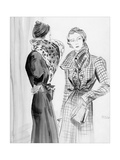 Vogue - December 1933 Giclee-trykk av René Bouét-Willaumez