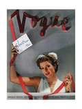 Vogue Cover - December 1940 Lámina giclée de primera calidad por John Rawlings Vogue Cover - December 1940 Lámina giclée de primera calidad por John Rawlings