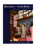 House & Garden Cover - September 1930 Giclee-trykk av Pierre Brissaud