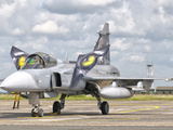 A JAS-39 Gripen of the Czech Air Force at Cambrai Air Base, France Lámina fotográfica por Stocktrek Images A JAS-39 Gripen of the Czech Air Force at Cambrai Air Base, France Lámina fotográfica por Stocktrek Images