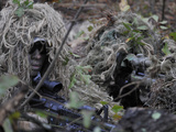 A Sniper Team Spotter and Shooter Photographic Print by  Stocktrek Images