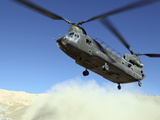 A CH-47 Chinook Prepares to Land Photographic Print by  Stocktrek Images