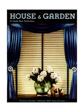 House & Garden Cover - February 1933 Giclee-trykk av Anton Bruehl House & Garden Cover - February 1933 Giclee-trykk av Anton Bruehl