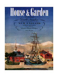 House & Garden Cover - June 1939 Giclee-trykk av Louis Bouché House & Garden Cover - June 1939 Giclee-trykk av Louis Bouché
