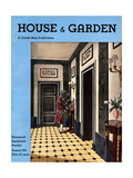 House & Garden Cover - August 1931 Giclee-trykk av Pierre Brissaud