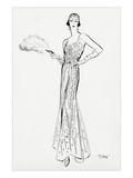Vogue - September 1930 Giclee-trykk av René Bouét-Willaumez