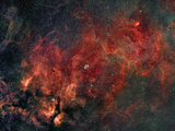 Widefield View of He Crescent Nebula Photographie par  Stocktrek Images