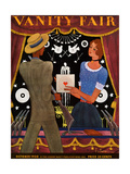 Vanity Fair Cover - October 1930 Lámina giclée por Georges Lepape