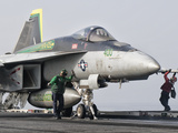 An F/A-18 Super Hornet Is Ready to Launch from a Catapult Aboard USS Harry S. Truman Photographic Print by  Stocktrek Images