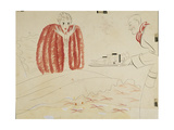 Vogue - January 1935 Giclee-trykk av Eduardo Garcia Benito Vogue - January 1935 Giclee-trykk av Eduardo Garcia Benito
