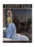 Vanity Fair Cover - September 1929 Giclee-trykk av Pierre Brissaud