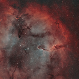 IC 1396, the Elephant Trunk Nebula Photographic Print by  Stocktrek Images