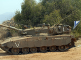 The Merkava Mark IV Main Battle Tank of the Israel Defense Force Lámina fotográfica por Stocktrek Images