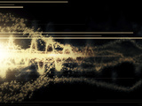 Burst of Energy Forms into Powerful Beam of Light Fotoprint van Stocktrek Images