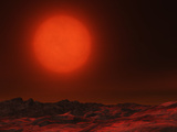 The Bright Red Giant Star Beta Pegasi Photographic Print by  Stocktrek Images