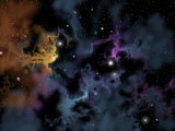 Illustration of a Gaseous Nebula from Which Star Formation May Occur Photographic Print by  Stocktrek Images