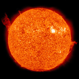 Solar Activity on the Sun Photographic Print by  Stocktrek Images