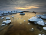 A Frozen, Rusty Bay on Andoya Island in Nordland County, Norway Photographic Print by  Stocktrek Images