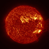 A M-2 Solar Flare with Coronal Mass Ejection Photographic Print by  Stocktrek Images