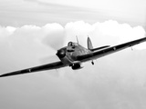 A Hawker Hurricane Aircraft in Flight Fotografie-Druck von  Stocktrek Images