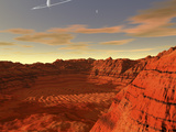 Artist's Concept of an Earth-Like Planet Photographic Print by  Stocktrek Images