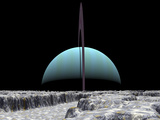 Illustration of the Giant Extrasolar Planet 70 Virginis B Photographic Print by  Stocktrek Images