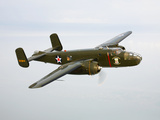 A North American B-25 Mitchell in Flight Photographic Print by  Stocktrek Images