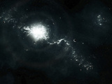 A Recently Discovered Nebula with Visible Habitable Planets Photographic Print by  Stocktrek Images