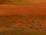 Artist's Concept of the Surface of Saturn's Moon Titan Photographic Print by  Stocktrek Images