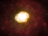 Artist's Concept of a Hypergiant Star Photographic Print by  Stocktrek Images
