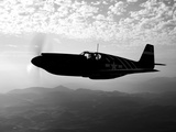 A P-51A Mustang in Flight Photographic Print by  Stocktrek Images