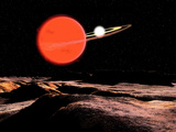 Zeta Piscium Is a Binary Star System Consisting of a Red Giant and a White Dwarf Photographic Print by  Stocktrek Images