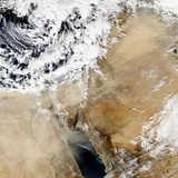 Satellite View of the Eastern Mediterranean Photographic Print by  Stocktrek Images